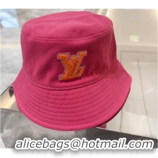Lowest Cost Louis Vuitton LV Bucket Hat 071001 Dark Pink 2024