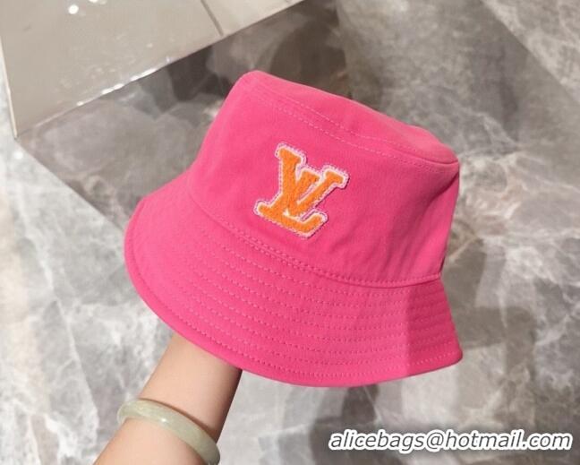 Lowest Cost Louis Vuitton LV Bucket Hat 071001 Dark Pink 2024