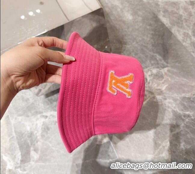 Lowest Cost Louis Vuitton LV Bucket Hat 071001 Dark Pink 2024