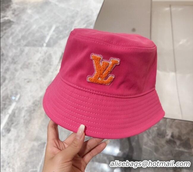 Lowest Cost Louis Vuitton LV Bucket Hat 071001 Dark Pink 2024