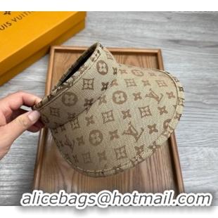 Well Crafted Louis Vuitton Monogram Visor Hat 0730 Brown 2024