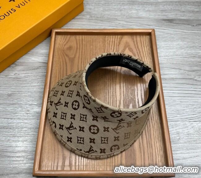 Well Crafted Louis Vuitton Monogram Visor Hat 0730 Brown 2024