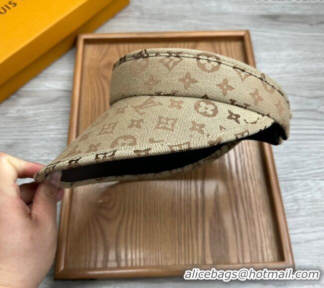 Well Crafted Louis Vuitton Monogram Visor Hat 0730 Brown 2024