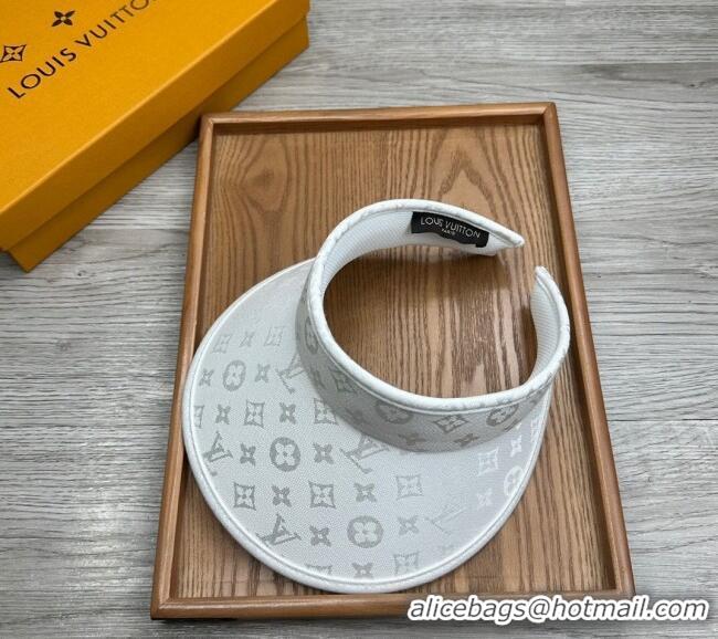 Top Quality Louis Vuitton Monogram Visor Hat 0730 White 2024