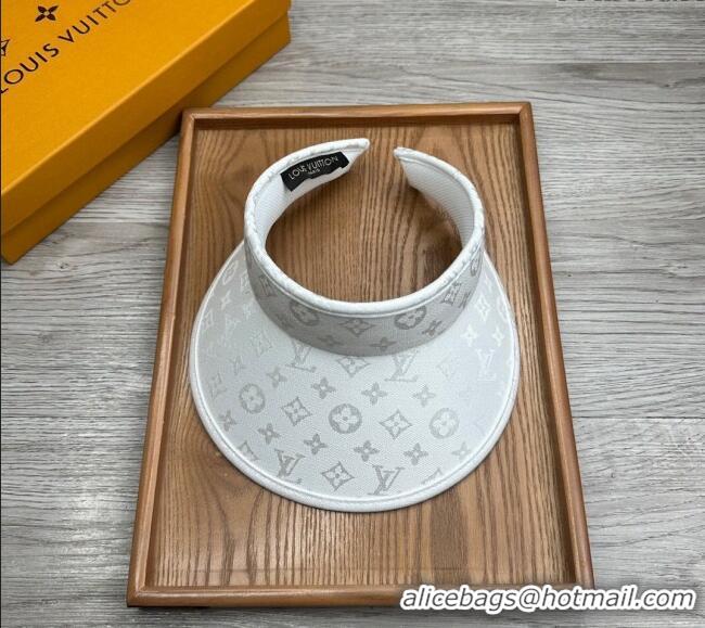 Top Quality Louis Vuitton Monogram Visor Hat 0730 White 2024