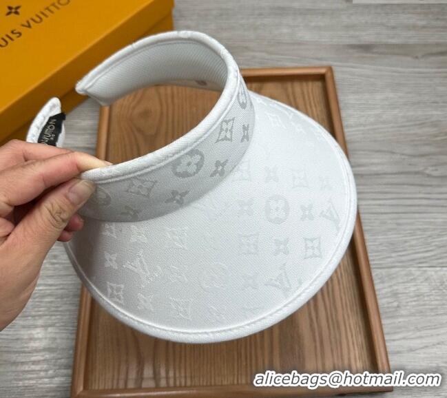 Top Quality Louis Vuitton Monogram Visor Hat 0730 White 2024
