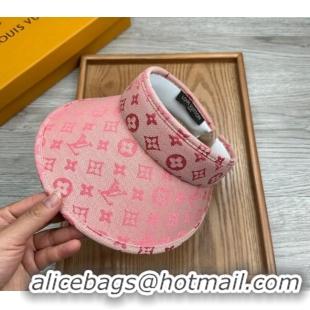 Good Looking Louis Vuitton Monogram Visor Hat 0730 Pink 2024