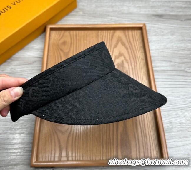 New Product Louis Vuitton Monogram Visor Hat 0730 Black 2024