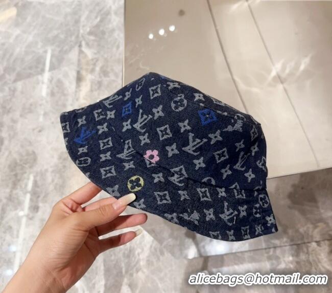 Well Crafted Louis Vuitton Denim Bucket hat LV082301 Light Blue 2024