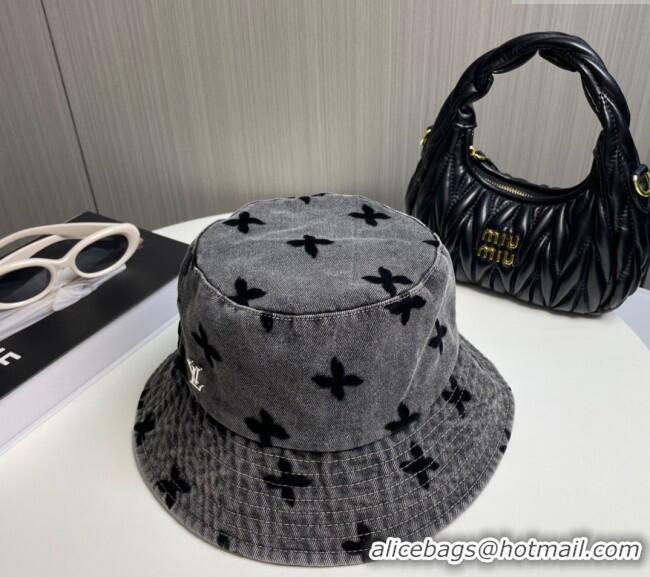 Specials Cheap Louis Vuitton Bucket Hat 1019026 Grey 2024