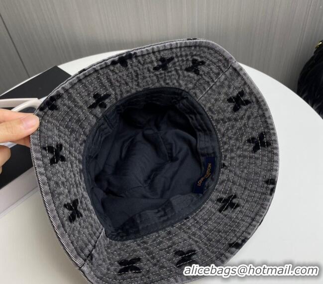 Specials Cheap Louis Vuitton Bucket Hat 1019026 Grey 2024