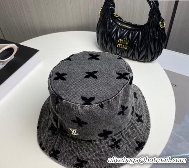 Specials Cheap Louis Vuitton Bucket Hat 1019026 Grey 2024
