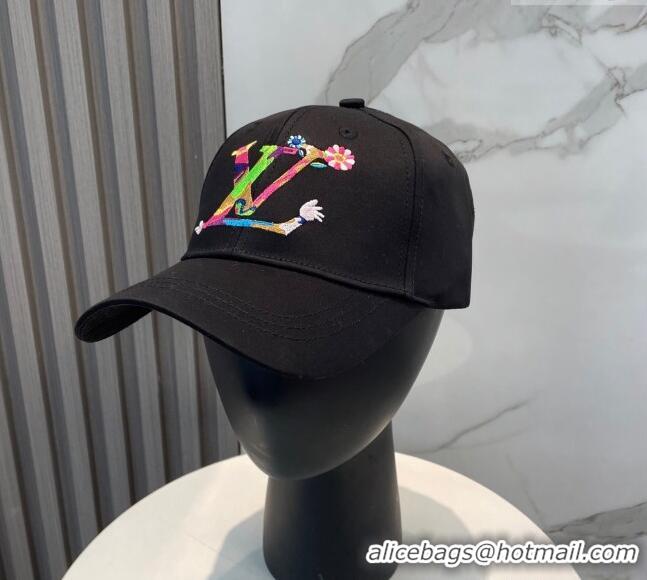 Luxurious Louis Vuitton LV x TM Canvas Baseball Hat 17120 Black 2025