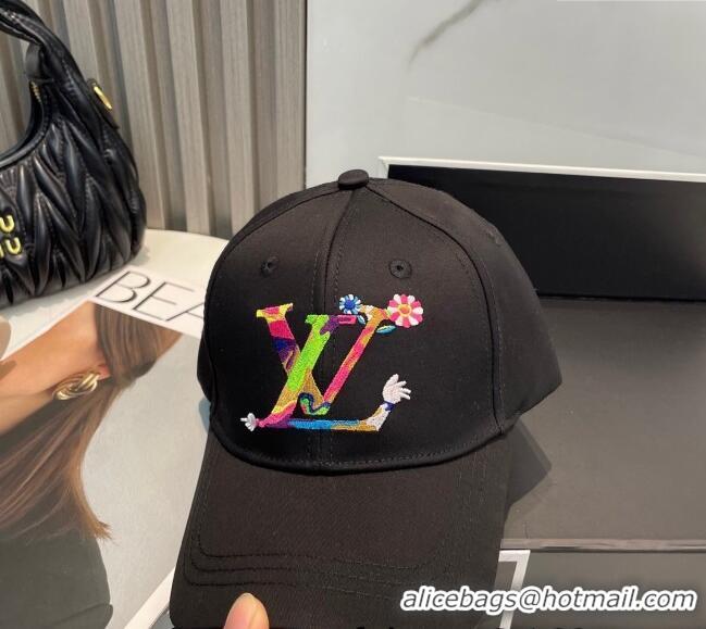 Luxurious Louis Vuitton LV x TM Canvas Baseball Hat 17120 Black 2025