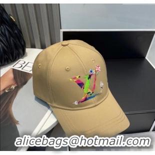New Stylish Louis Vuitton LV x TM Canvas Baseball Hat 17120 Beige 2025