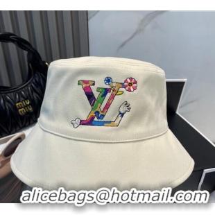 Market Sells Louis Vuitton LV x TM Canvas Reversible Bucket Hat 17123 Light Beige 2025