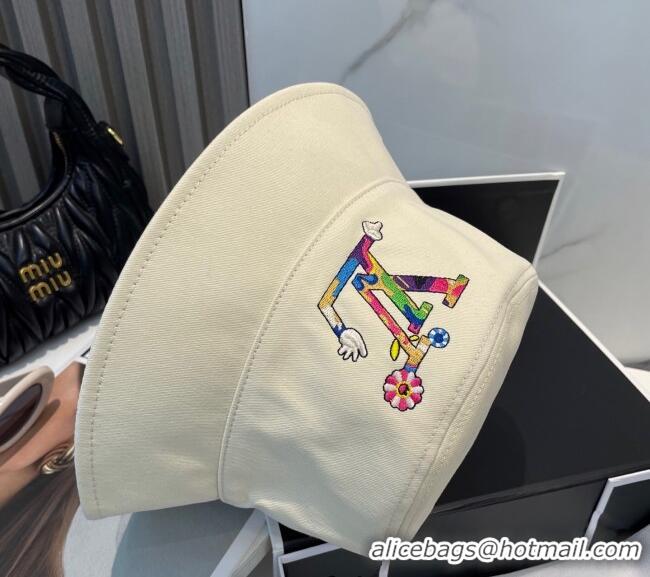 Market Sells Louis Vuitton LV x TM Canvas Reversible Bucket Hat 17123 Light Beige 2025
