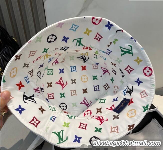 Inexpensive Louis Vuitton LV x TM Canvas Reversible Bucket Hat 17123 White 2025