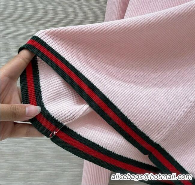 Best Discount Gucci Cashmere & Silk Sweater G041002 Pink 2025