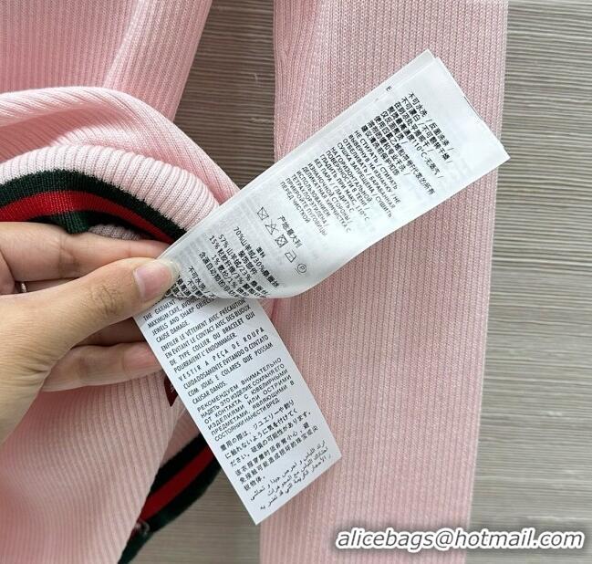 Best Discount Gucci Cashmere & Silk Sweater G041002 Pink 2025