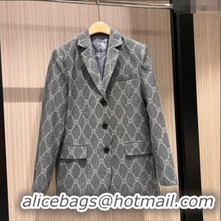 ​Well Crafted Gucci GG Jacket 042906 Dark Grey 2025