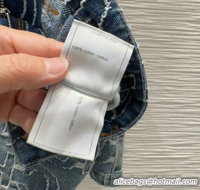 Top Quality Chanel Denim Shorts CH040702 Blue 2025