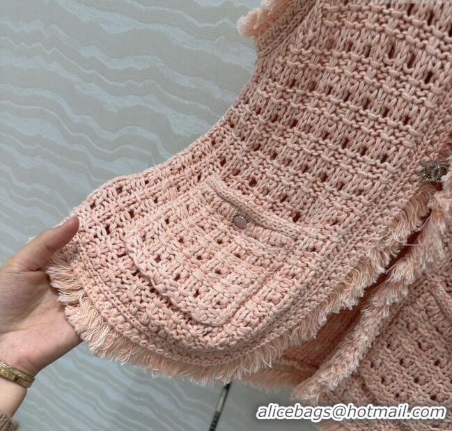 Famous Brand Chanel Knit Vest CH040706 Pink 2025