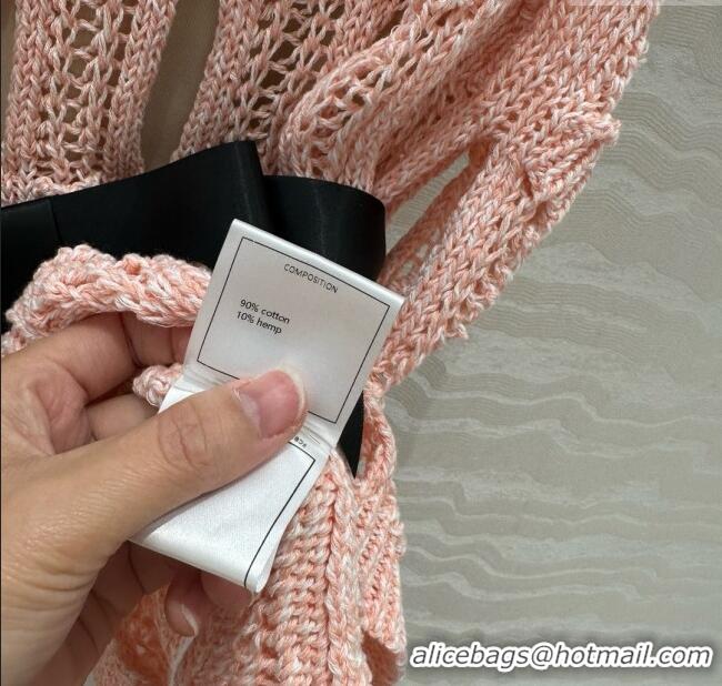 Famous Brand Chanel Knit Vest CH040708 Pink 2025