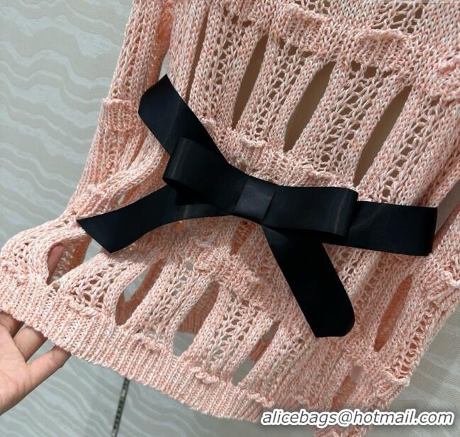 Famous Brand Chanel Knit Vest CH040708 Pink 2025