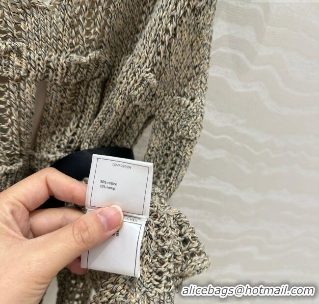 Top Grade Chanel Knit Vest CH040709 Gray 2025