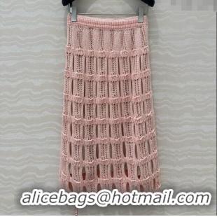 Buy Inexpensive Chanel Knit Skirt CH040710 Pink 2025