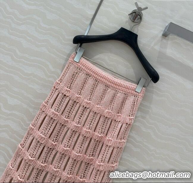 Buy Inexpensive Chanel Knit Skirt CH040710 Pink 2025