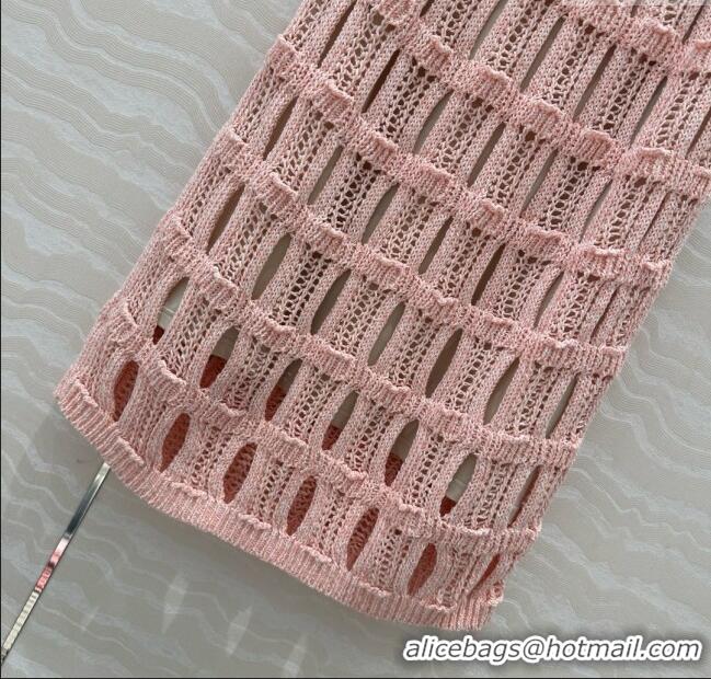 Buy Inexpensive Chanel Knit Skirt CH040710 Pink 2025