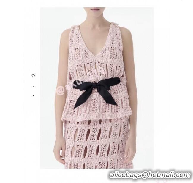 Buy Inexpensive Chanel Knit Skirt CH040710 Pink 2025
