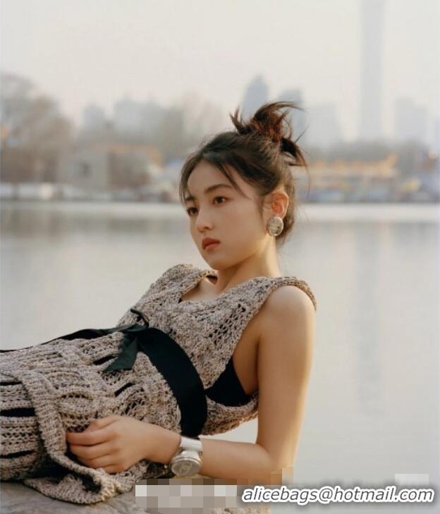 Unique Style Chanel Knit Skirt CH040711 Gray 2025