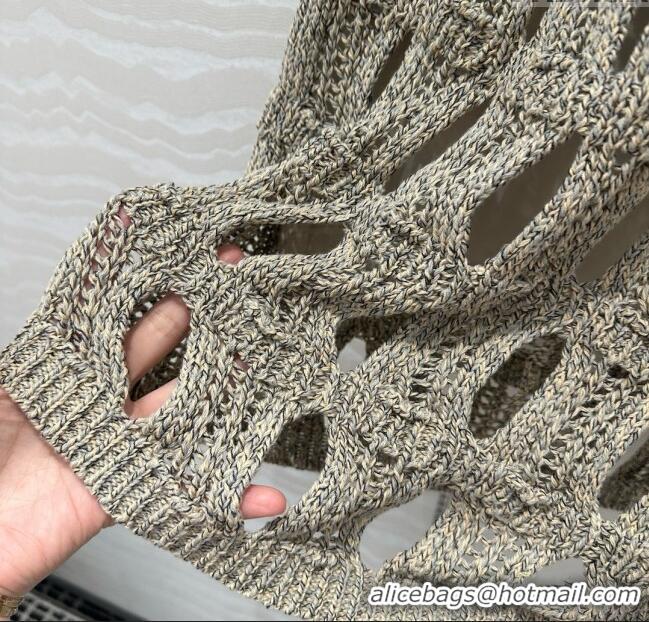 Unique Style Chanel Knit Skirt CH040711 Gray 2025