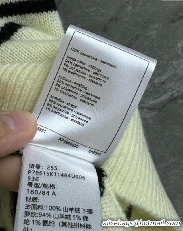 Big Discount Chanel Cashmere Vest CH040712 Yellow 2025