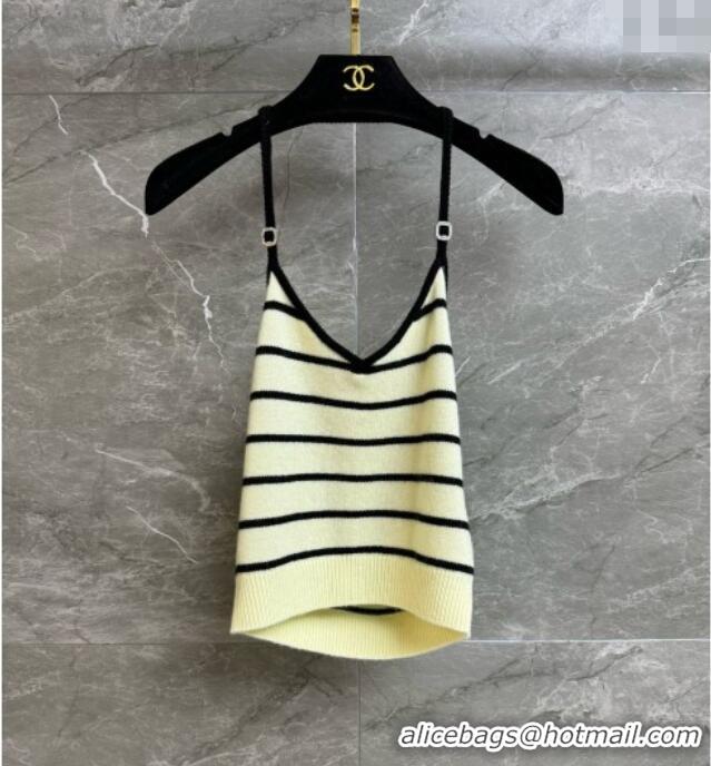 Big Discount Chanel Cashmere Vest CH040712 Yellow 2025