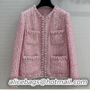 Famous Brand Chanel Tweed Jacket CH040716 Pink 2025