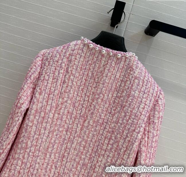 Famous Brand Chanel Tweed Jacket CH040716 Pink 2025