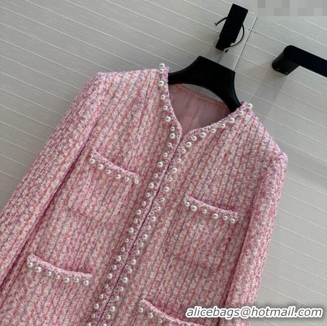 Famous Brand Chanel Tweed Jacket CH040716 Pink 2025