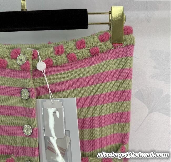​Classic Specials Chanel Wool & Cashmere Vest 10033 Green/Pink 2025