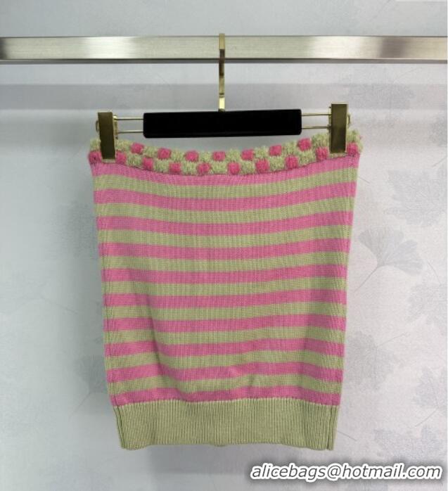 ​Classic Specials Chanel Wool & Cashmere Vest 10033 Green/Pink 2025