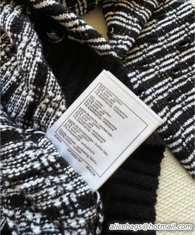 Best Price Chanel Knit Cardigan 032501 Black 2025