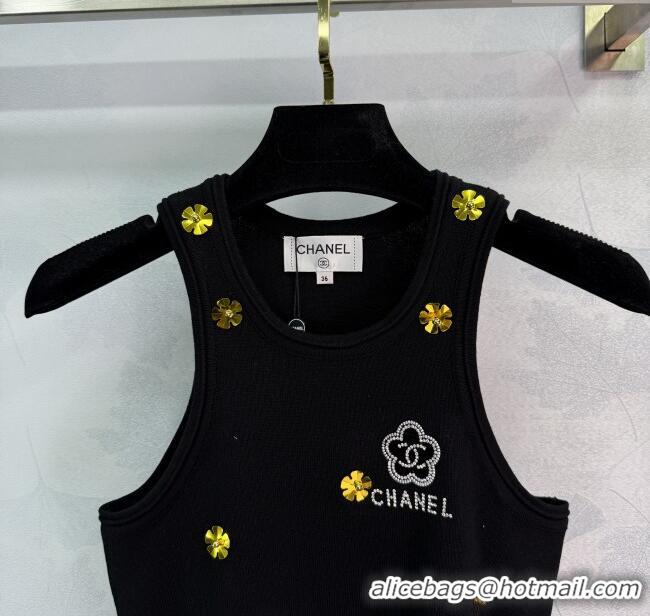 ​Best Price Chanel Vest with Charm 0411 White/Black/Red 2025
