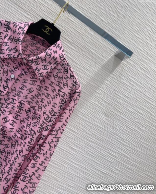 Unique Discount Chanel CC Shirt 0411 Pink 2025