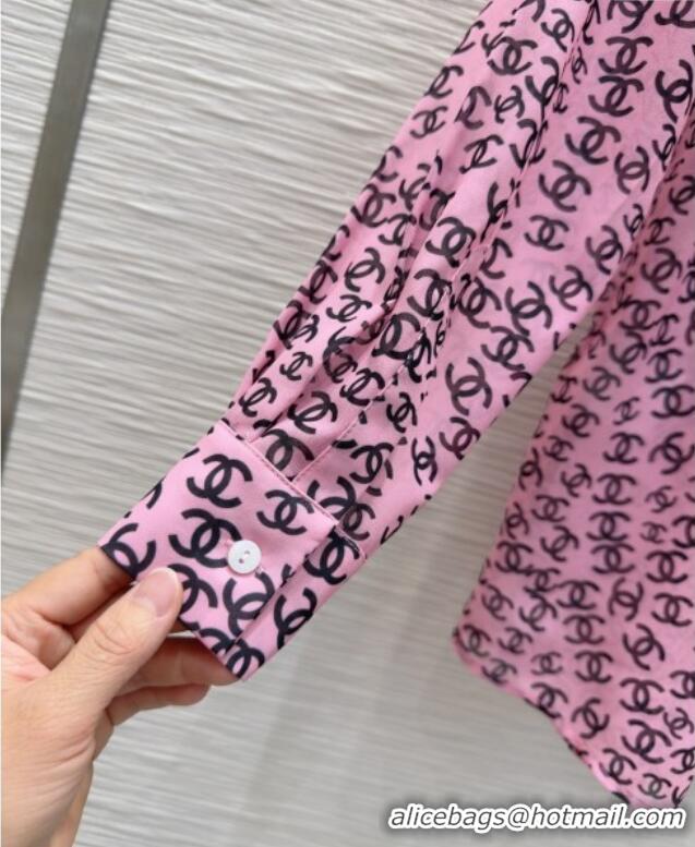 Unique Discount Chanel CC Shirt 0411 Pink 2025