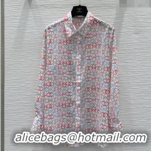 Trendy Design Chanel Shirt 0411 White/Multicolored 2025