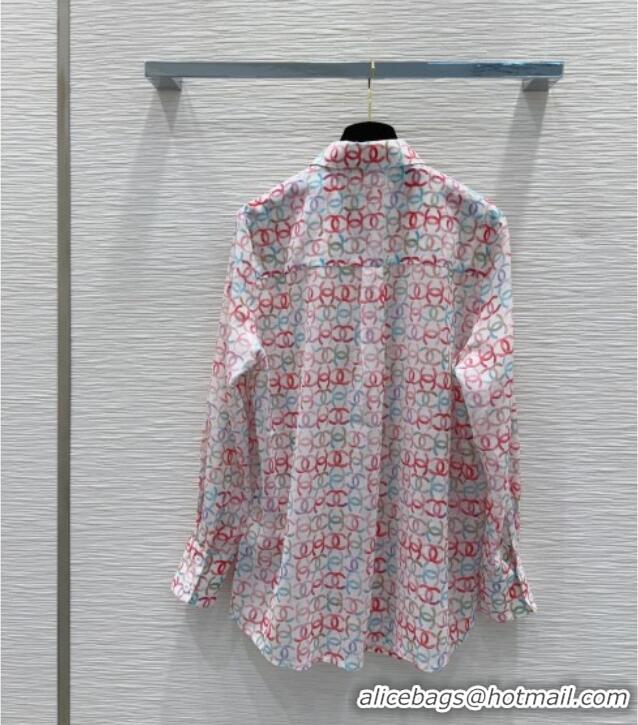 Trendy Design Chanel Shirt 0411 White/Multicolored 2025