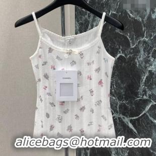 ​Super Quality Chanel Cotton Vest 0411 White/Print 2025
